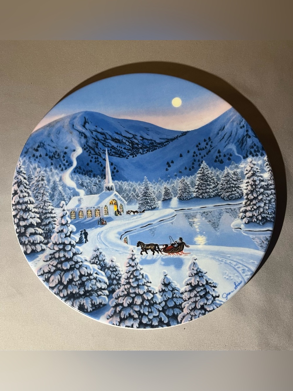 W.S.George“Silent Night” By Jean Sias, The Spirit Of Christmas Collection Plate